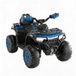 IDEALHOUSE Elektrische quad voor kinderen, 12 V, offroad ATV (4,5 Ah | Kinderauto met 2 x 35 W motoren, afstandsbediening, led-koplamp, muziek met draadloze verbinding/USB/TF, 3-8 km/u, blauw 3