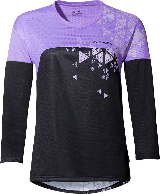 Vaude Moab V LS T-Shirt Women, zwart/violet