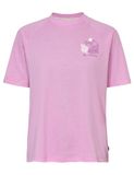 Casual VAUDE Casual shirt, fietsshirt, dames fiets-sport T-shirt, korte mouw, raspberry, katoen/lyocell, XL