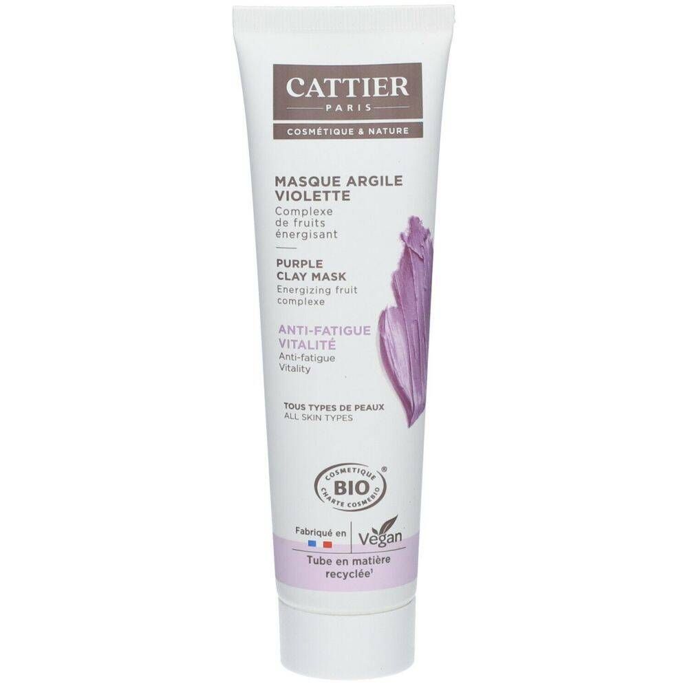 Cattier Purple Clay Mask - 100 ml