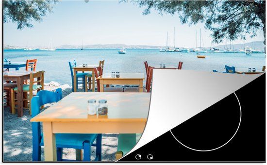 KitchenYeah® Inductie beschermer 77x51 cm - Kreta - Inductiebeschermer voor Inductie Kookplaat