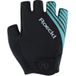 Roeckl Gants courts Naturns Noir/Turquoise Taille 7.5