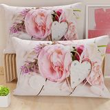 PETTI Artigiani Italiani - Paar kussenslopen 50 x 70 cm van microvezel, decoratief kussen voor slaapkamer, bank, woonkamer, set van 2 kussenslopen, Country Chic, 100% Made in Italy