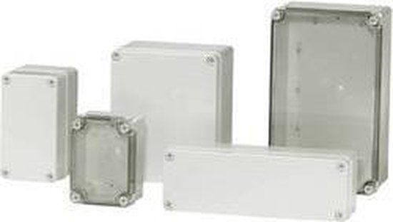 Fibox ABS F 85 G Installatiebehuizing 230 x 80 x 85 ABS Grijs-wit (RAL 7035)