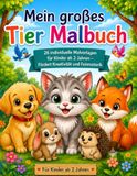 Mein großes Tier Malbuch