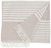 TOM TAILOR 0229858 Deken Stripe Structure 1x 140x180 cm, jade