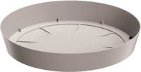 Prosperplast Opvangschaal/onderschaal voor bloempot/plantenpot - Taupe - Rond - Dia 19 cm