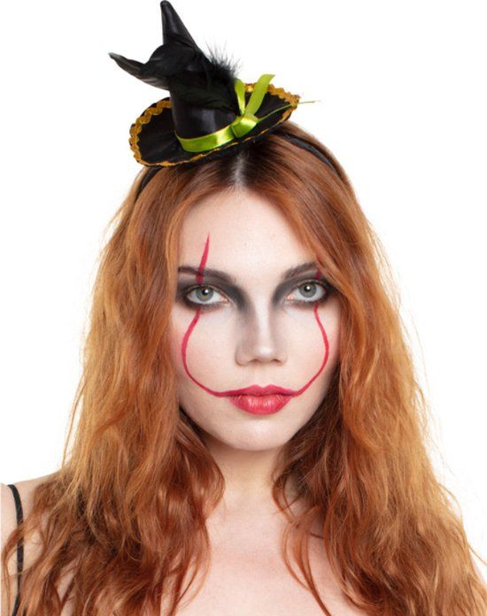 Folat - Tiara Heksenhoed met Veer