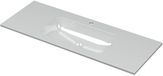 Wastafel INK Aspekt Wastafel Porselein Midden met 1 Kraangat - 1200x450x15 mm - Glans Wit