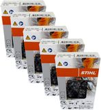 Stihl 5x 3/8" Rapid Super (RS) chaîne de tronçonneuse 63 cm 3/8" 1.6 mm 5 pièces