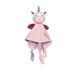 GIPSY Toys Carre Unicorn knuffeldier – serie "Bamboe" – 24 cm S/kaart – roze – 1e leeftijd