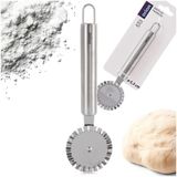KITCH Rouleau à pâtisserie pour pâtes, en acier, 5,5 cm