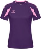 Hummel Hmlcore 2.0 Jersey S/S Woman sportshirt voor dames - Acai/Cotton Candy - Maat M