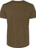 Sloggi T-shirt met ronde hals, korte mouw, effen, katoen, elastaan, XXL, heren, beuken