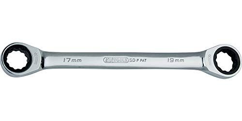 KS Tools GEARplus Dubbele ratelringsleutel - Recht - 10x11mm