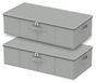 Merkloos Omgoods - Set van 2 Onderbed Opbergdozen voor Dekens 60 x 30 x 15 cm