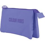 Dohe - Triple School Pencil Case - COLOUR VIBES Paars