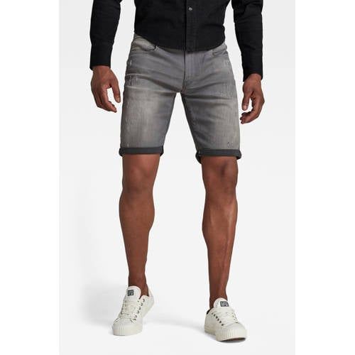G-Star RAW 3301 Slim Fit Jeans Short - Lt Aged Destroy