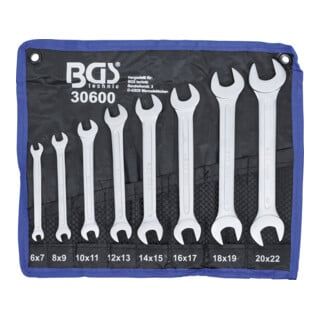 BGS Dubbele steeksleutelset - 8 delig - 6 - 22 mm