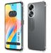 Tumundosmartphone Siliconen hoes, schokbestendig, transparant, voor Oppo A58 4G