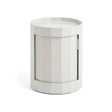 HAY Table d'appoint Facet Cabinet 100 gris brumeux