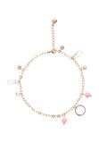 NAEMI 14 karaat gouden enkelbandje 25 cm roségoud