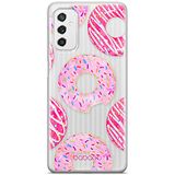 ERT GROUP Samsung M52 5G beschermhoes origineel en officieel gelicentieerd Babaco motief Donut 002 perfect aangepast aan de vorm van de mobiele telefoon, gedeeltelijk transparant