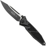 Microtech Socom Elite 160-1T, Two Tone M390 Clippoint, Black Aluminum zakmes