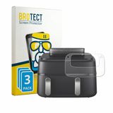 BROTECT Screenprotector 3 Stuks voor Philips Airfryer 5000 Series NA551/00 Beschermglas Transparant