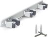 Unyqoos® Support mural pour balai et accessoires avec trois supports et deux crochets