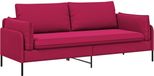 vidaXL Canapé 3 places Bordeaux 222 x 81 x 89 cm velours