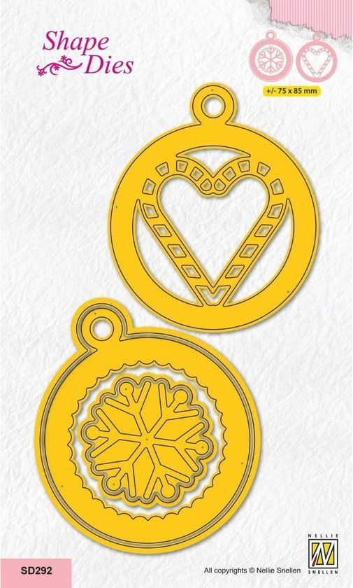 Nellie Snellen SD292 Shape die Christmas bauble