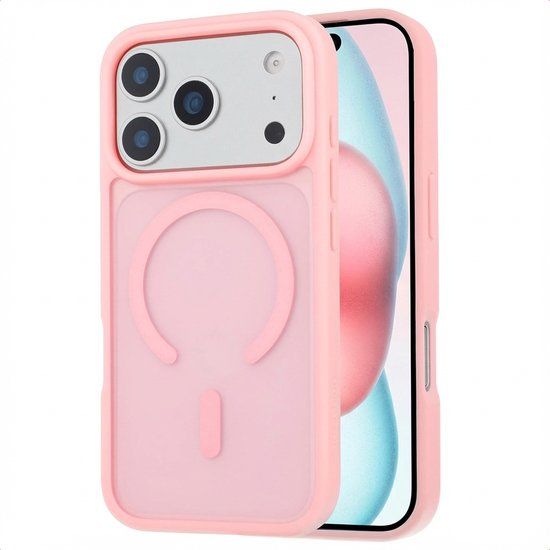 imoshion Color Guard Backcover geschikt voor MagSafe - Lichtroze - Apple iPhone 17 Pro Max