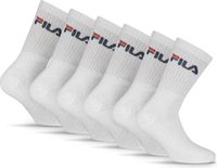FILA Tennis- & Sportsokken - Maat 35/38 - 6 Pack - Wit
