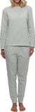 Schiesser Dames pyjama Organic Cotton grijs