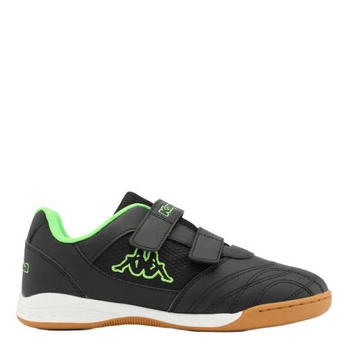 Kappa imitatieleren sneakers - zwart/groen
