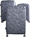 Set de 3 valises - Coque rigide en ABS avec 4 roues, pivotantes à 360°, couleur anthracite