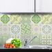Stickers Azulejos Stickers voor wandtegels 15 x 15 cm Nuance de Vert