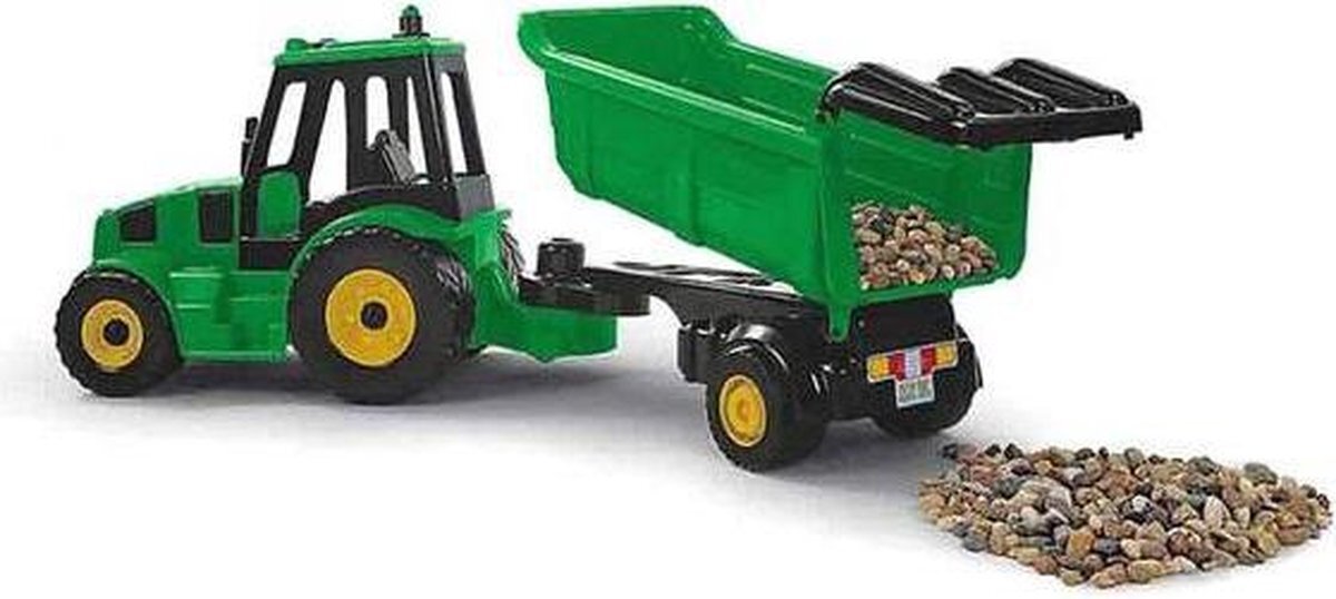 AVC avc5214 81 x 22 x 32 cm Farmer Freund Tractor met tuimelaar en graafmachine in box