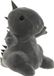 Item International Deurstopper Gewicht - Dieren Thema Dino - 1 Kilo - Grijs - Polyester - 24 x 16 cm