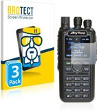 BROTECT Screenprotector 3 Stuks voor AnyTone AT-D878UV Beschermglas transparant