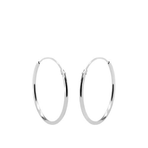 KARMA Jewelry sterling zilveren oorbellen Plain Ø 3 cm