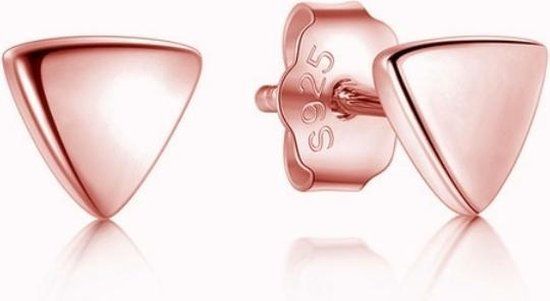 Cilla Jewels Cilla Silver dames oorknoppen 925 Zilver Triangle Rose
