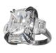 Karan MR.O Atelier Karan Ring – Luxe Cocktailring met Cubic Zirconia | Zilver & Gunmetal Statement Ring Dames #9