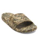 Quiksilver Dockyard Slippers Heren Groen/Bruin