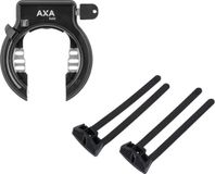 Axa Solid antivol Noir + Flex Mount fixation Noir