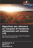 Algoritmo per ottenere un margine di handover ottimizzato nel sistema LTE