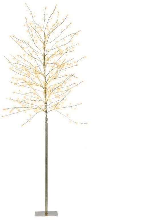 Lumineo micro LED boom witte stam Ø 70 x 180cm, warm wit