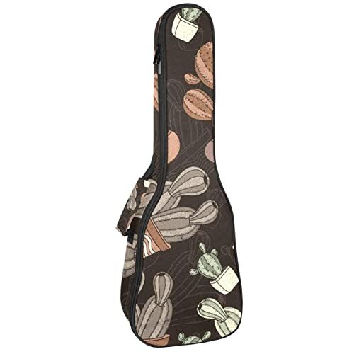Mersov Concert Ukelele Rugzak, Heavy Duty Ukulele Case Tas met Opslag, Sopraan Concert Tenor Ukelele 10 MM Gewatteerde Bag