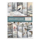 ITD Collection Rijstpapier Decopatch - Decoupage papier - Botanische Tuin in Winter - A4